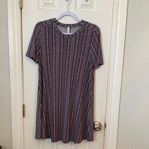 BCBGeneration Multicolor Striped Mini Dress